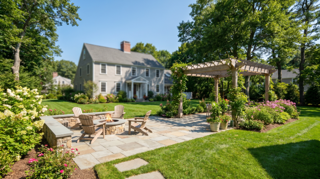 Backyard renovation company in new milford, ct guidance from Brothers Outdoor Services.