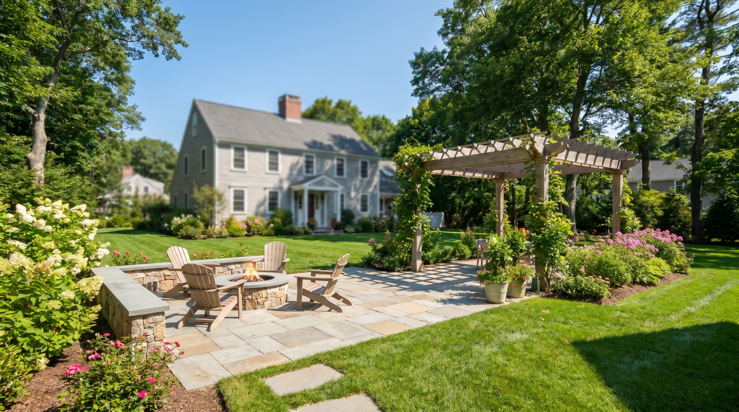 Backyard renovation company in new milford, ct guidance from Brothers Outdoor Services.